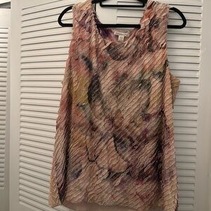 Vintage Coldwater Creek Multicolored Floral Top